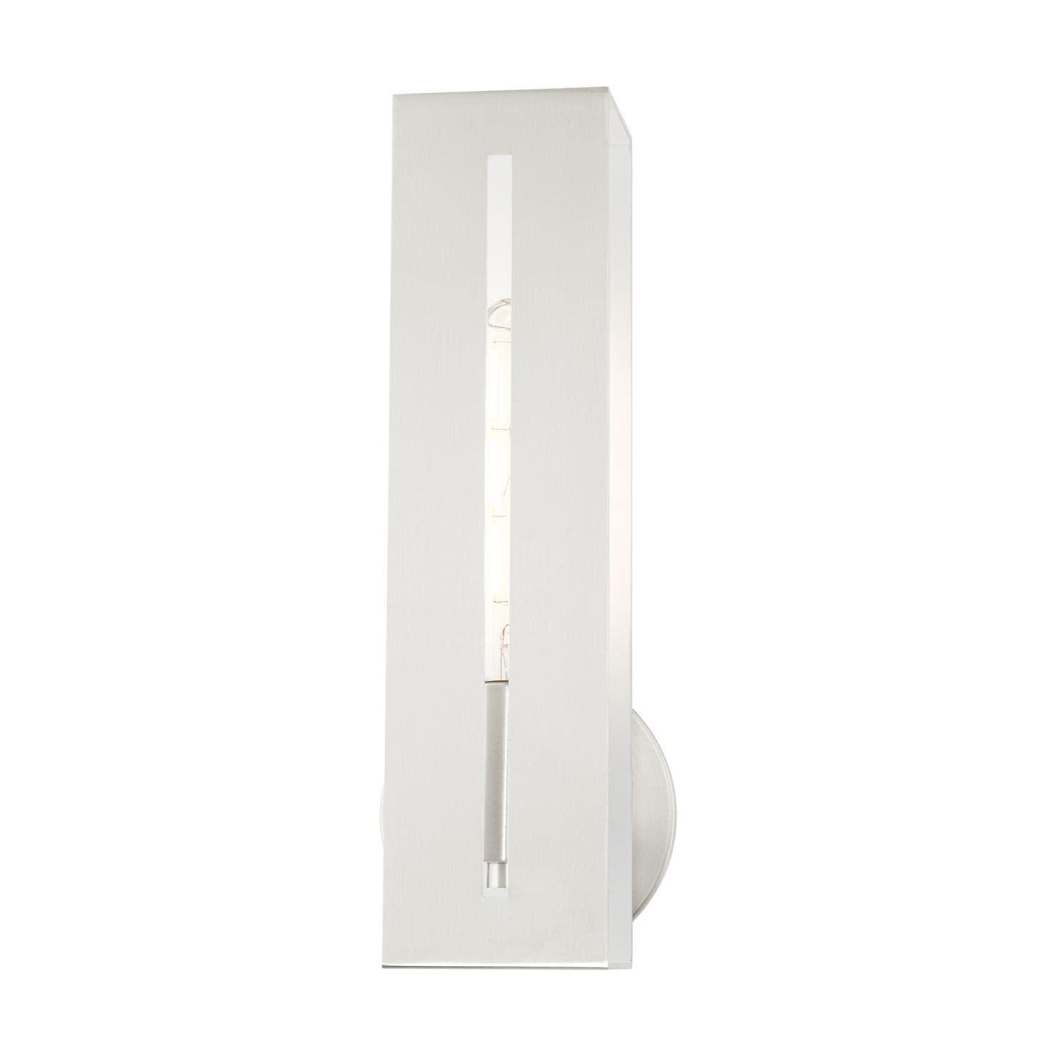 Livex Lighting Soma 1 - Light Wall Light in  Brushed Nickel