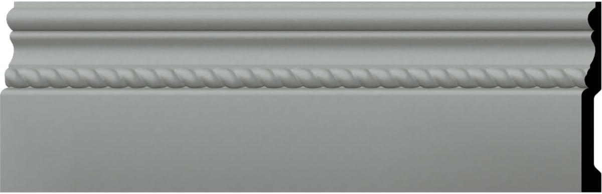Ekena Millwork Oslo Rope Baseboard Moulding (2-Pack)