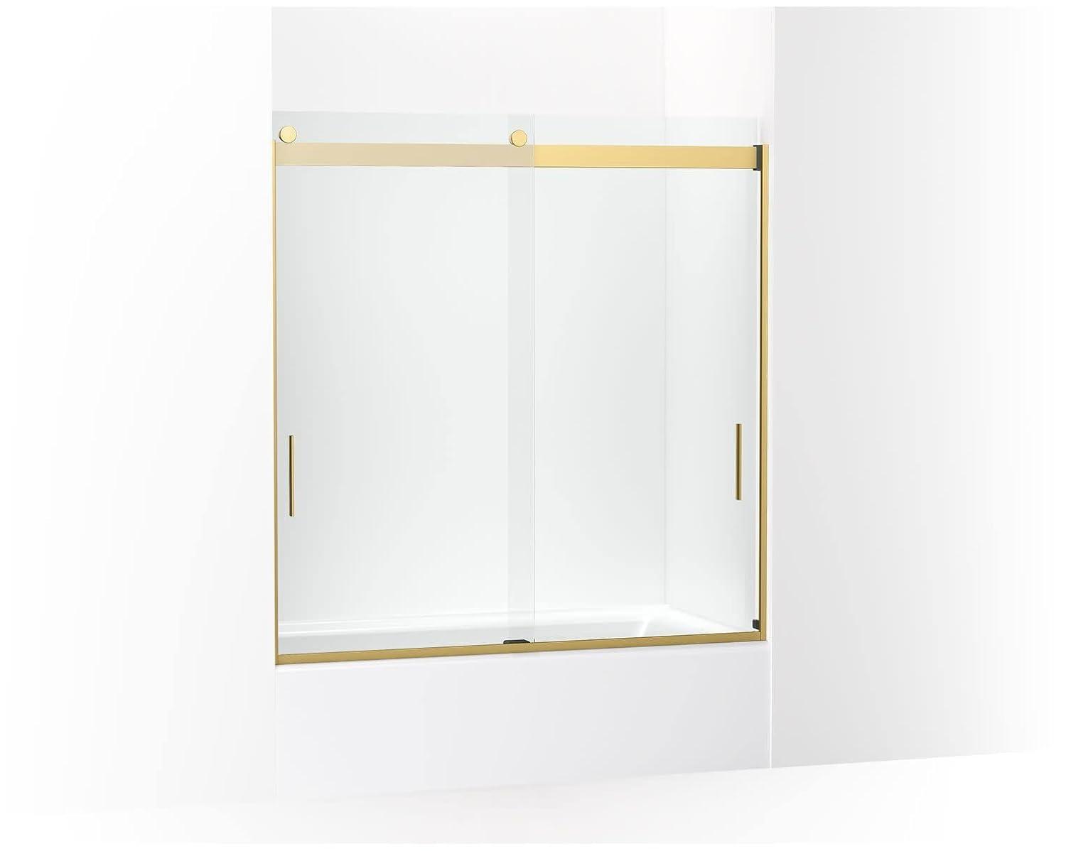 Levity 59.62" x 62" Bypass Bath Door with CleanCoat® Technology