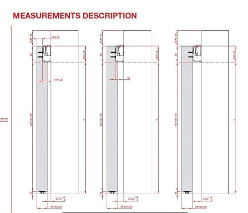 Milcasa Magic 2 Wall Mount Sliding System For Wood Doors