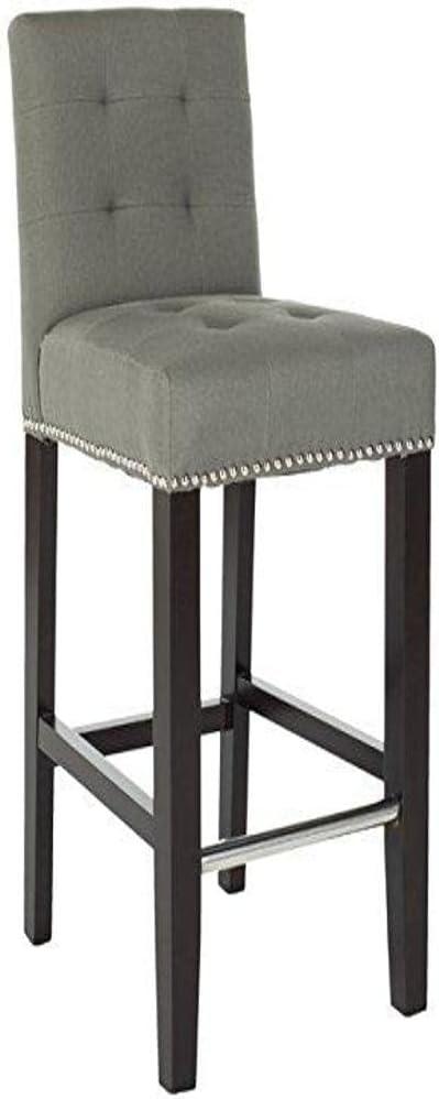 Thompson 23.9" Counter Stool with Silver Nail Heads - Seamist - Safavieh