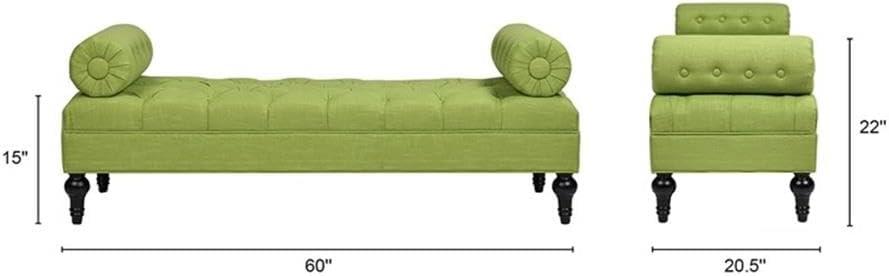 Jennifer Taylor Home Lewis Bolster Arm Entryway Bench
