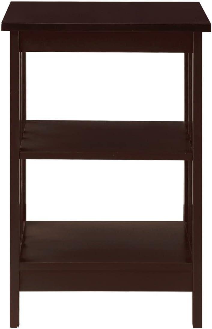 Convenience Concepts Mission End Table, Espresso