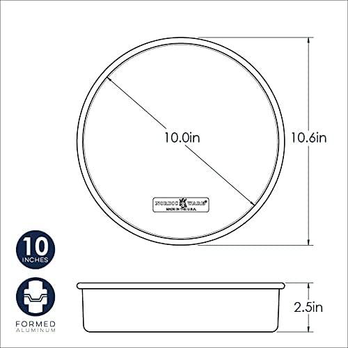 Nordic Ware 10" Round Non-Stick Aluminum Cake Pan