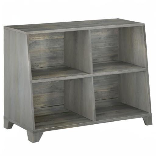 Max & Lily Bookshelf, 4 Shelves Bookcase, Solid Wood Bookshelves for Bedroom