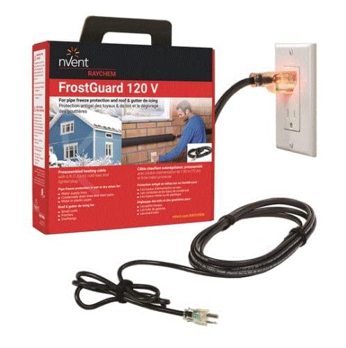 nVent Raychem Black 12 ft FrostGuard Pipe Freeze Protection Cable