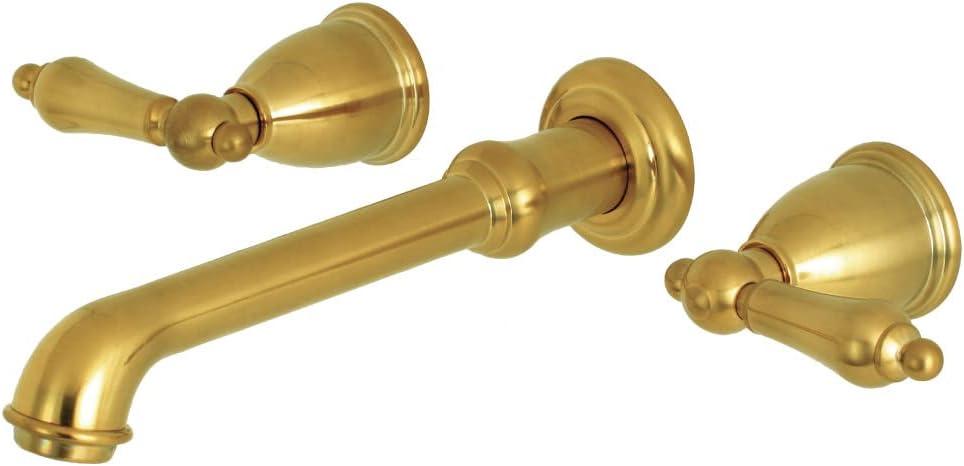 Kingston Brass English Country Two-Handle 3-Hole Wall Mount Roman Tub Faucet