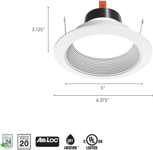 5'' Dimmable Air-Tight LED Retrofit Recessed Lighting Kit