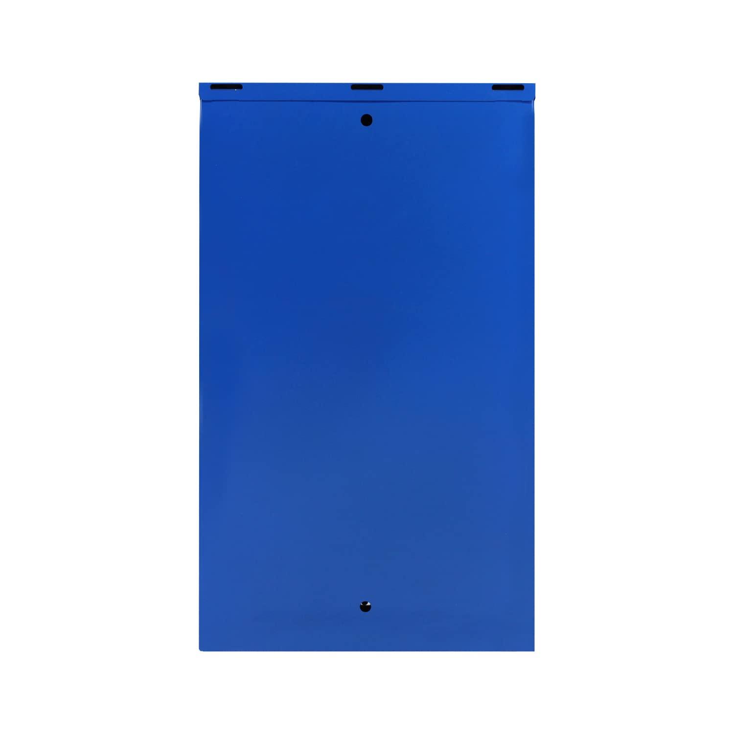 Space Solutions 18" 2 Drawer Metal File Cabinet Classic Blue