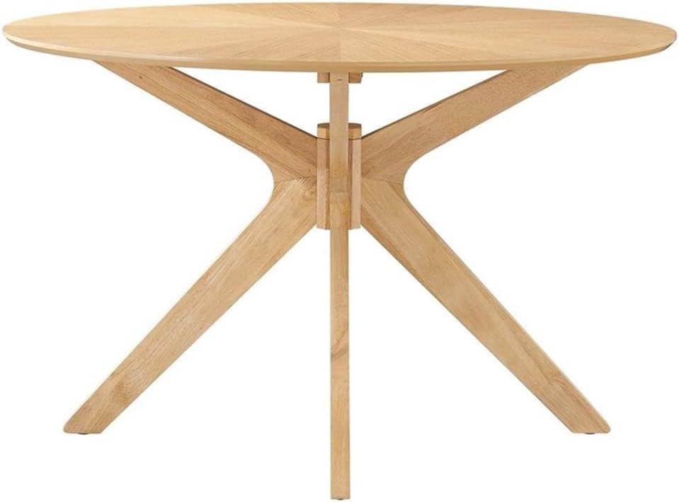 Crossroads 47" Round Wood Dining Table by Modway