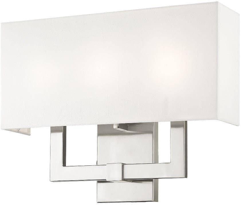 Livex Lighting Hollborn 3 - Light Wall Light in  Brushed Nickel