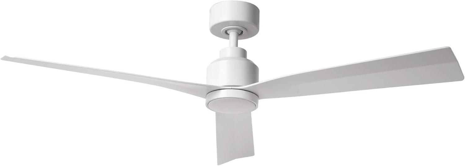 52" Smart Home Compatible 3 Blade Smart Ceiling Fan with Remote