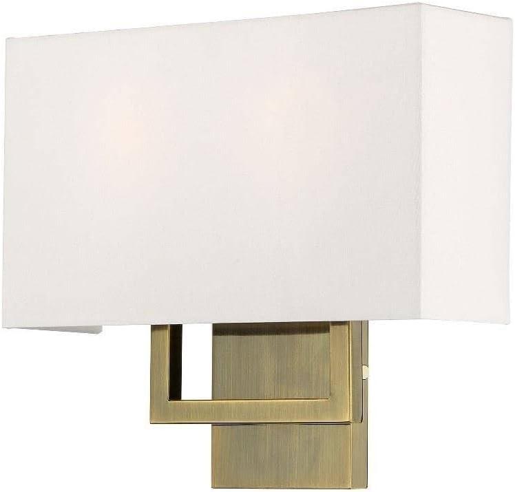 Livex Lighting Pierson 2 - Light Wall Light in  Antique Brass