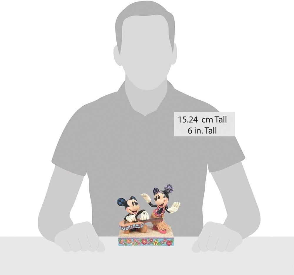 Jim Shore Disney Traditions Mickey and Minnie Hawaii Figurine