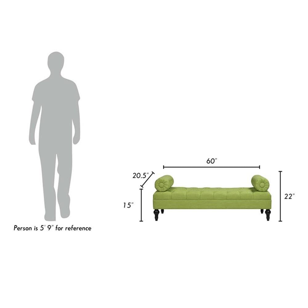 Jennifer Taylor Home Lewis Bolster Arm Entryway Bench