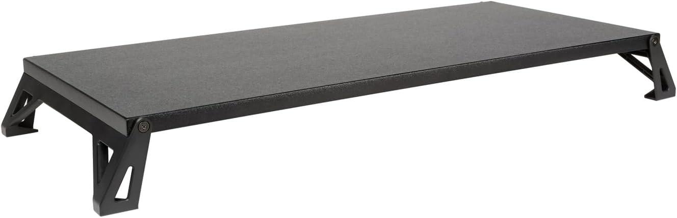 Black Adjustable MDF Monitor Stand for 32" Screens