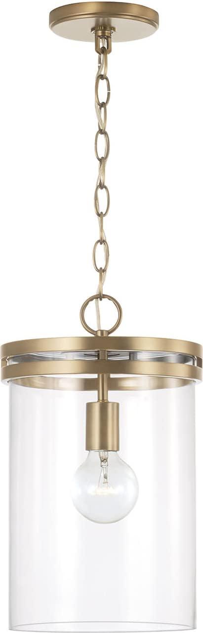 Capital Lighting 348711 Fuller 10" Wide Mini Pendant - Brass