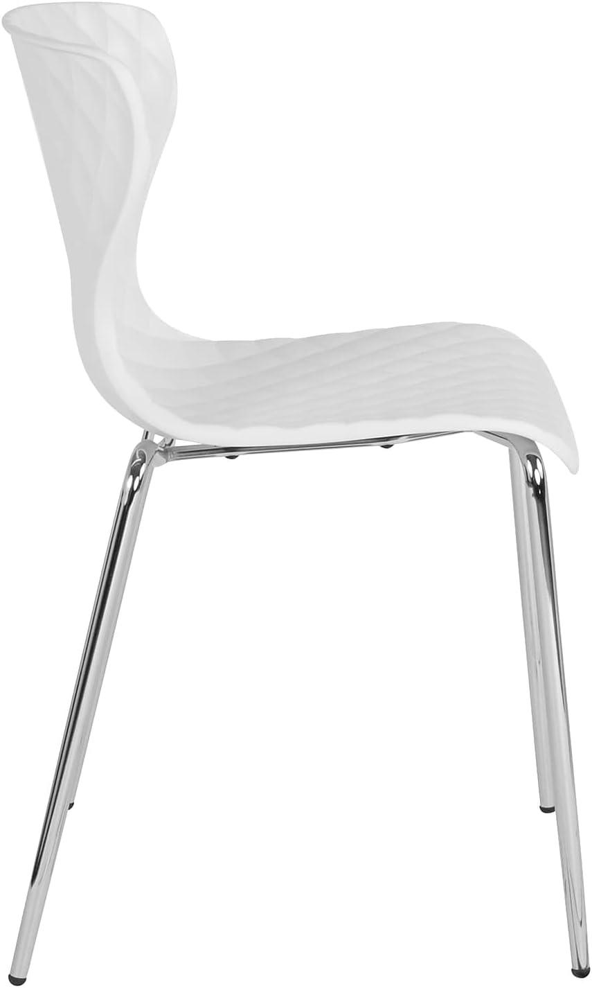 Flash Furniture Lowell Contemporary Plastic Stack Chair