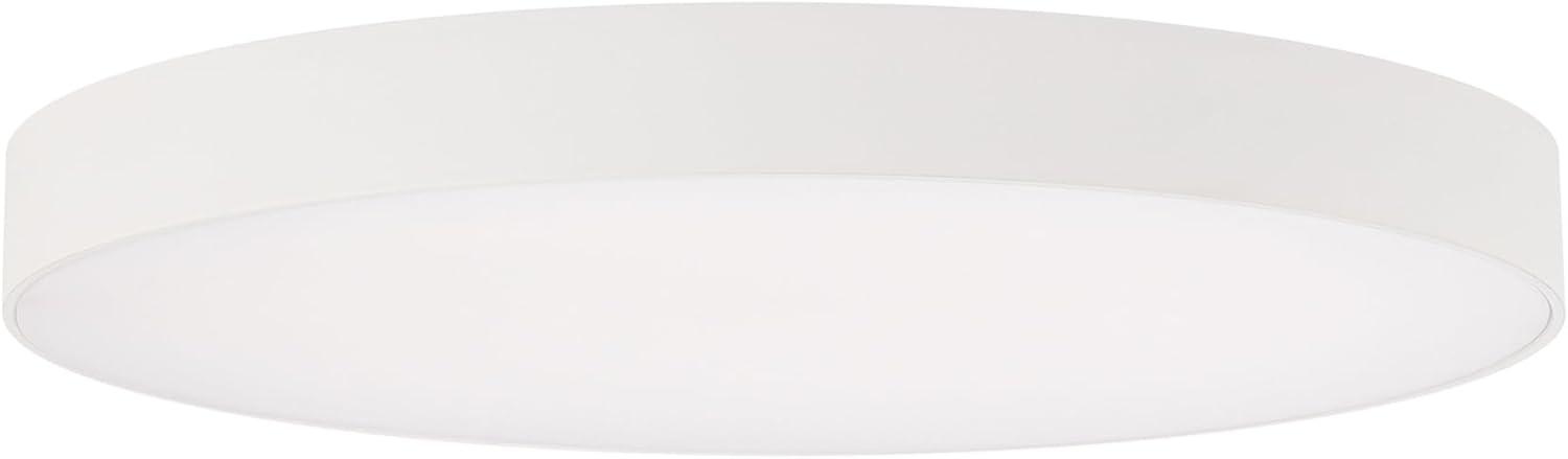 Edgeless Round Acrylic LED Flush Mount Light