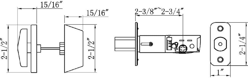 Satin Nickel Single Cylinder Universal Deadbolt