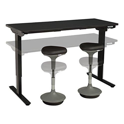Learniture Adjustable Height Backless Foam-Padded Active Learning Stool