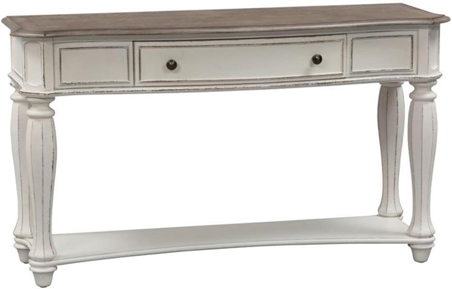 Magnolia Manor White Sofa Table