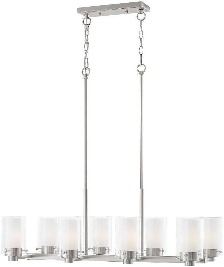 Livex Lighting - Manhattan - 8 Light Chandelier in Contemporary Style - 17.75