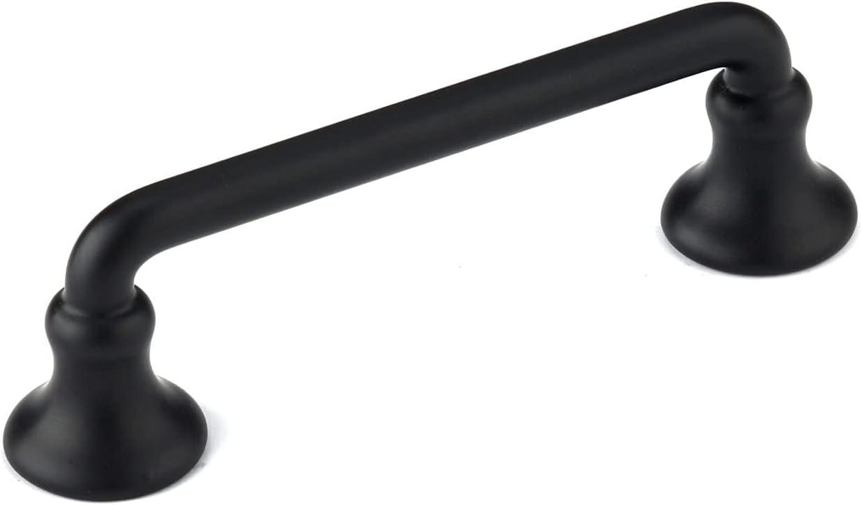 Toulon Matte Black Traditional Bar Cabinet Pull