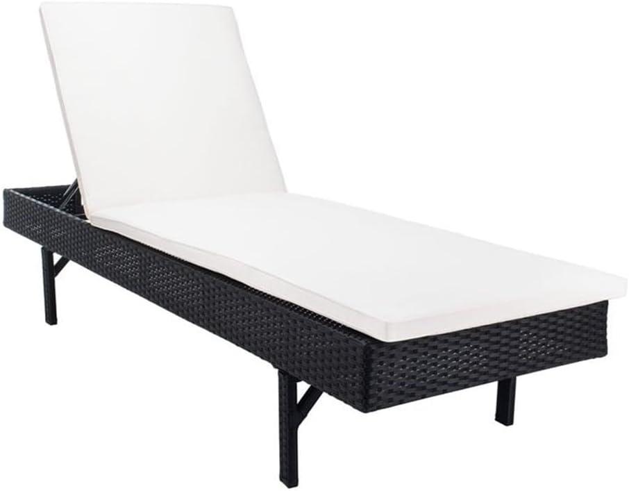 Cam Sunlounger - Outdoor - PAT7501 - Black/Beige -Safavieh