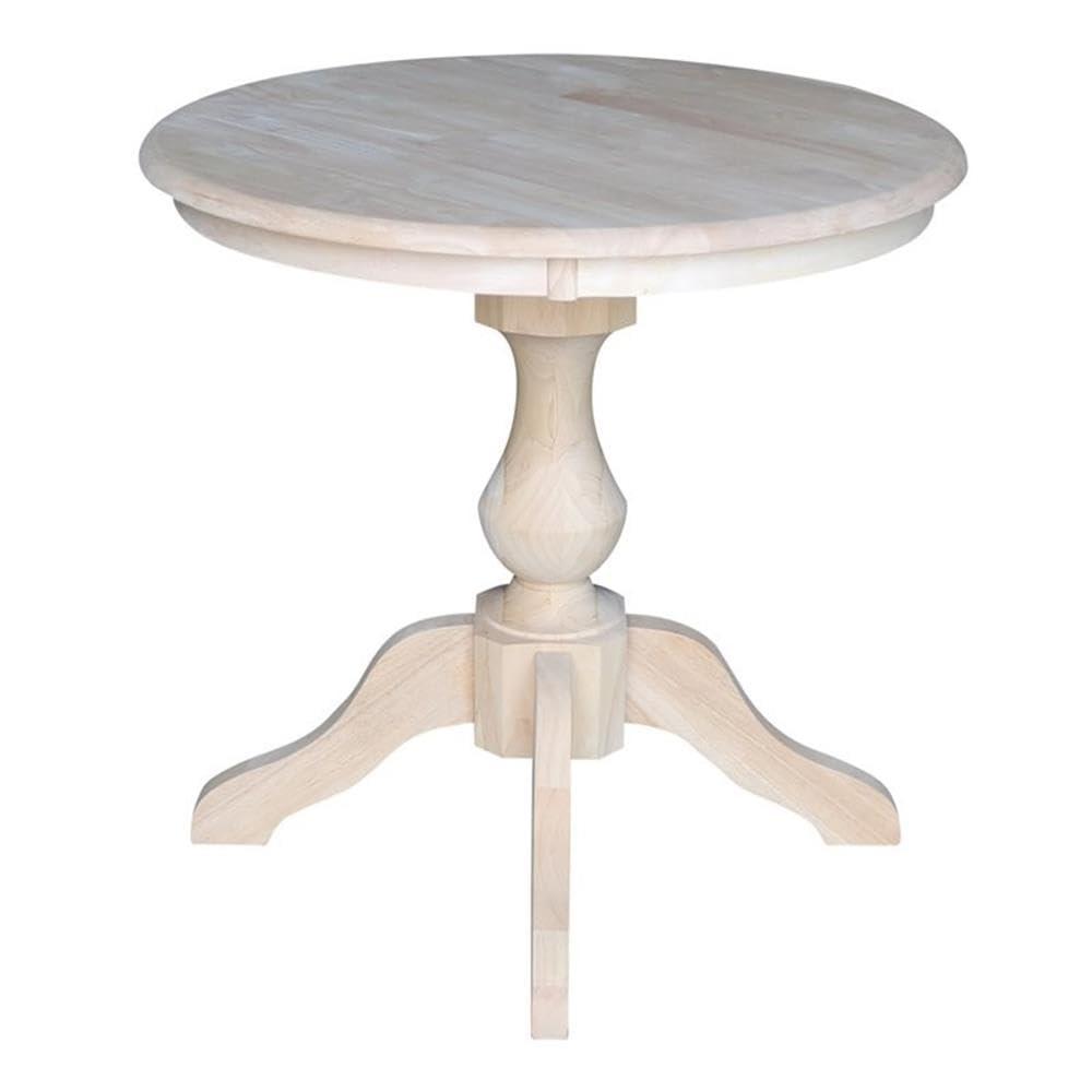 International Concepts 30" Round Top Pedestal Table - 28.9"H