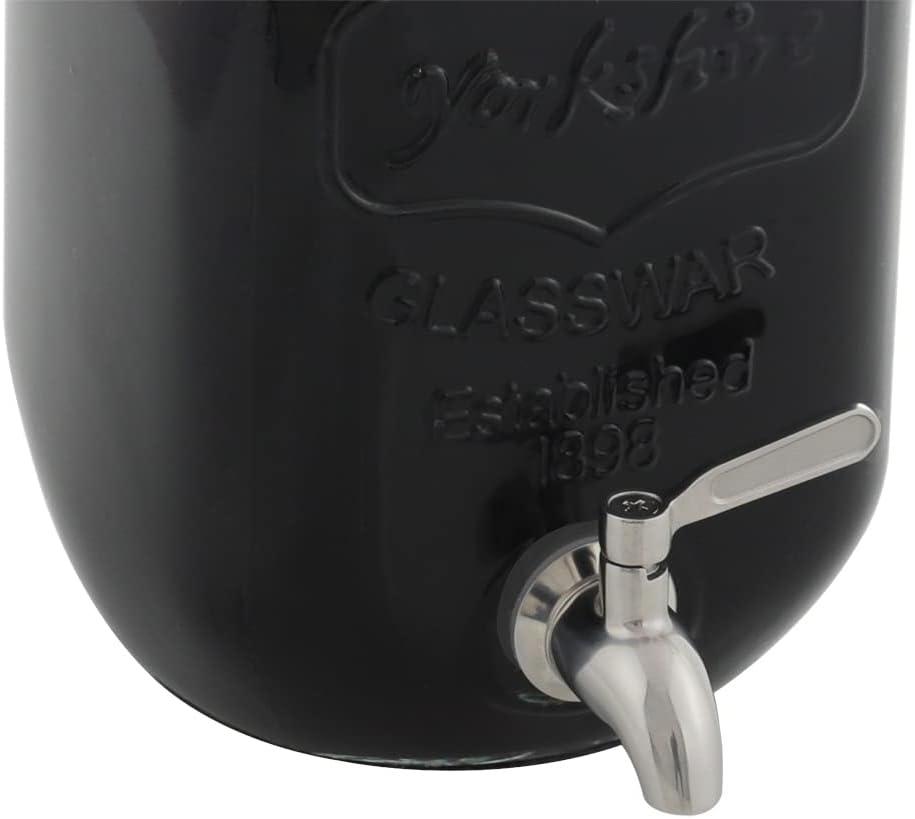 Polished Stainless Steel Beverage Dispenser Replacement Spigot Set