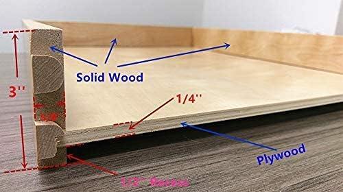 17'' Width Drawer Box Kitchen Cabinet Organizer Roll Out Wood Pull Out Tray Cabinet Slide Out Shelv, pull out sliding drawer Include Ball Bearing Sliding Wood sapcer (fits RTA face fraim cabinet B21 )