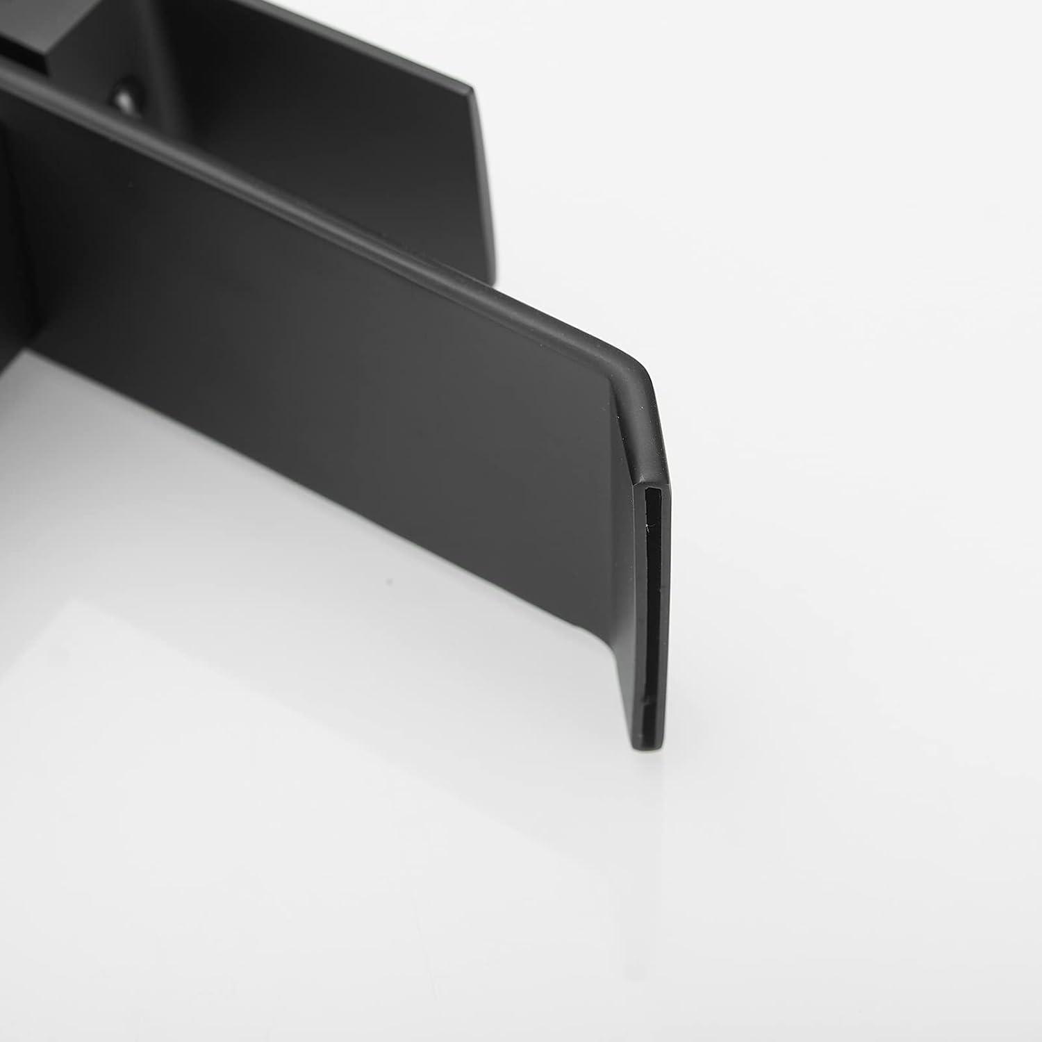 Matte Black Vessel Sink Faucet for Sink 1 Hole Single Handle Deck Mount Bathroom Sink Faucet Bowl Sink Mixer Tap with Pop Up Drain Combo Vanity RV Bar Sink Faucet