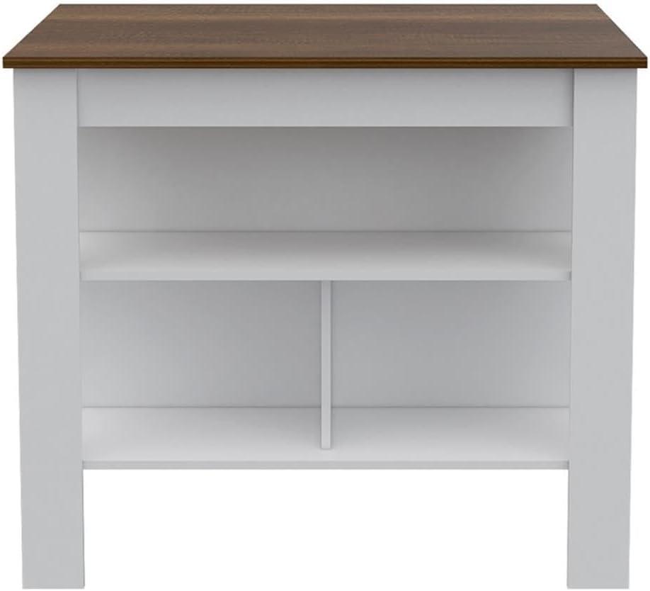TUHOME Cala Kitchen Island  Engineered Wood Kitchen Islands in  Multi-color