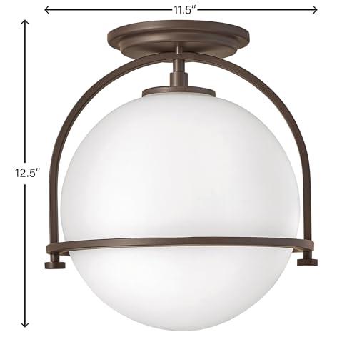 McCormick Hand Blown Glass Semi Flush Mount
