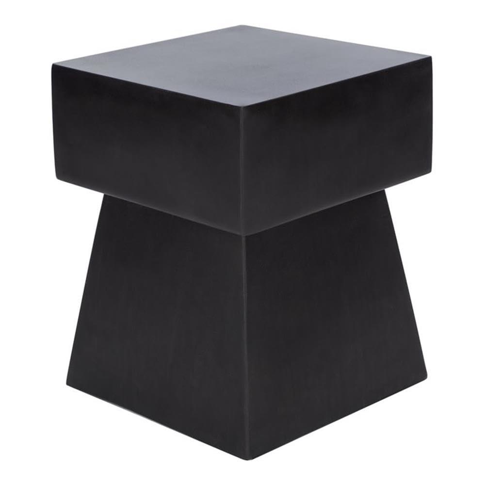 Zen Accent Stool - Indoor/Outdoor - VNN1000 - Black - Safavieh