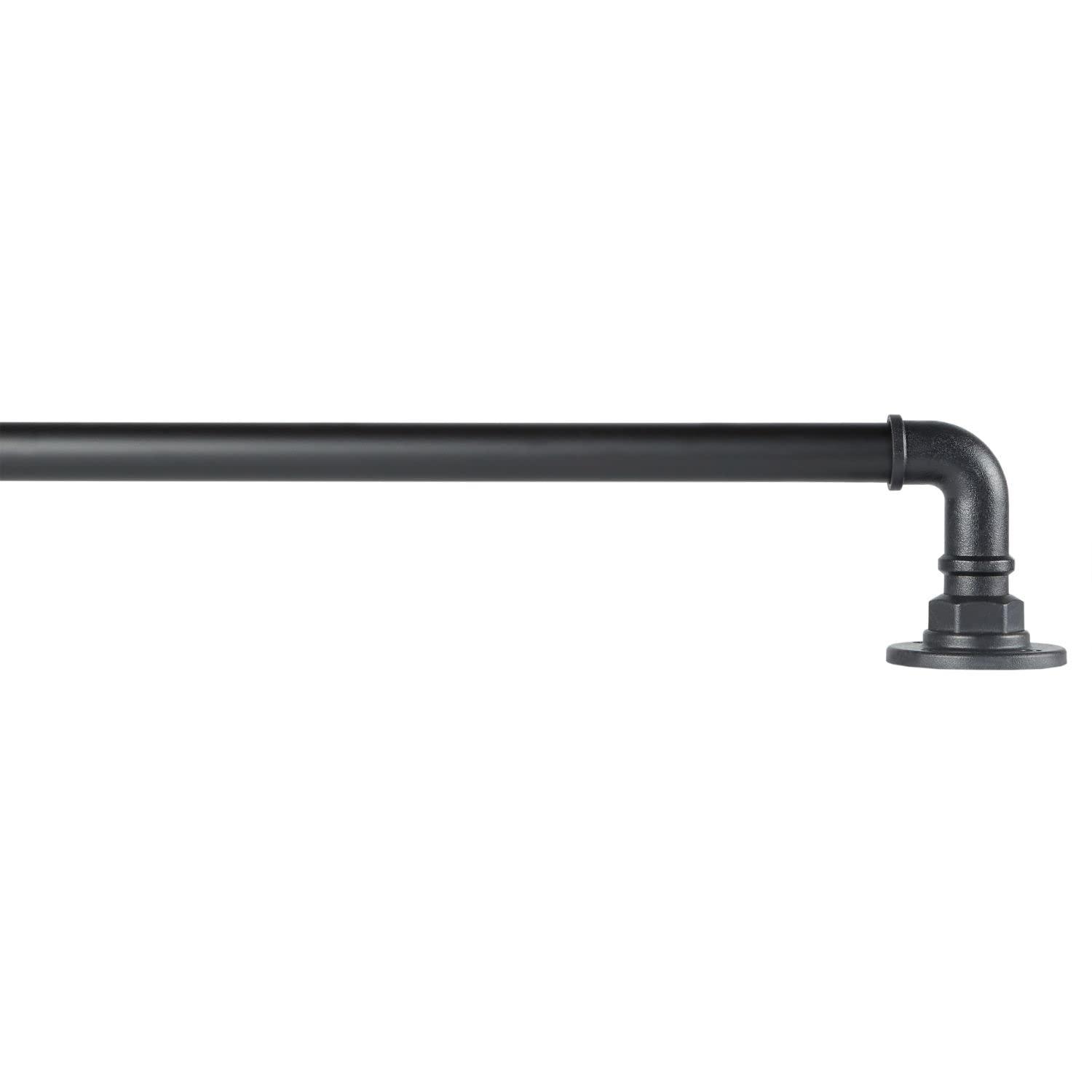Amalgamated Textiles Adjustable Single Curtain Rod