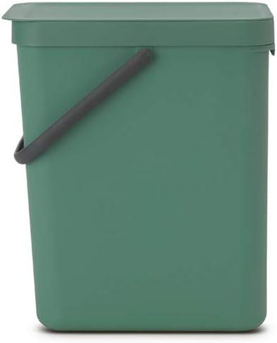 Brabantia Sort & Go Plastic Recycling Bin, 6.6 Gallon