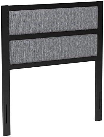 Zinus Jessica Upholstered Metal Headboard, Twin