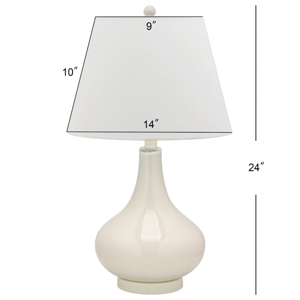Amy Gourd Table Lamp (Set of 2) - 24 Inch Height - LIT4087 - Green - Safavieh
