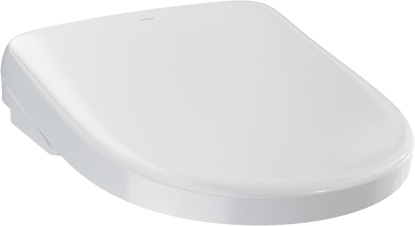 Compact White Heated Bidet Toilet Seat with Remote