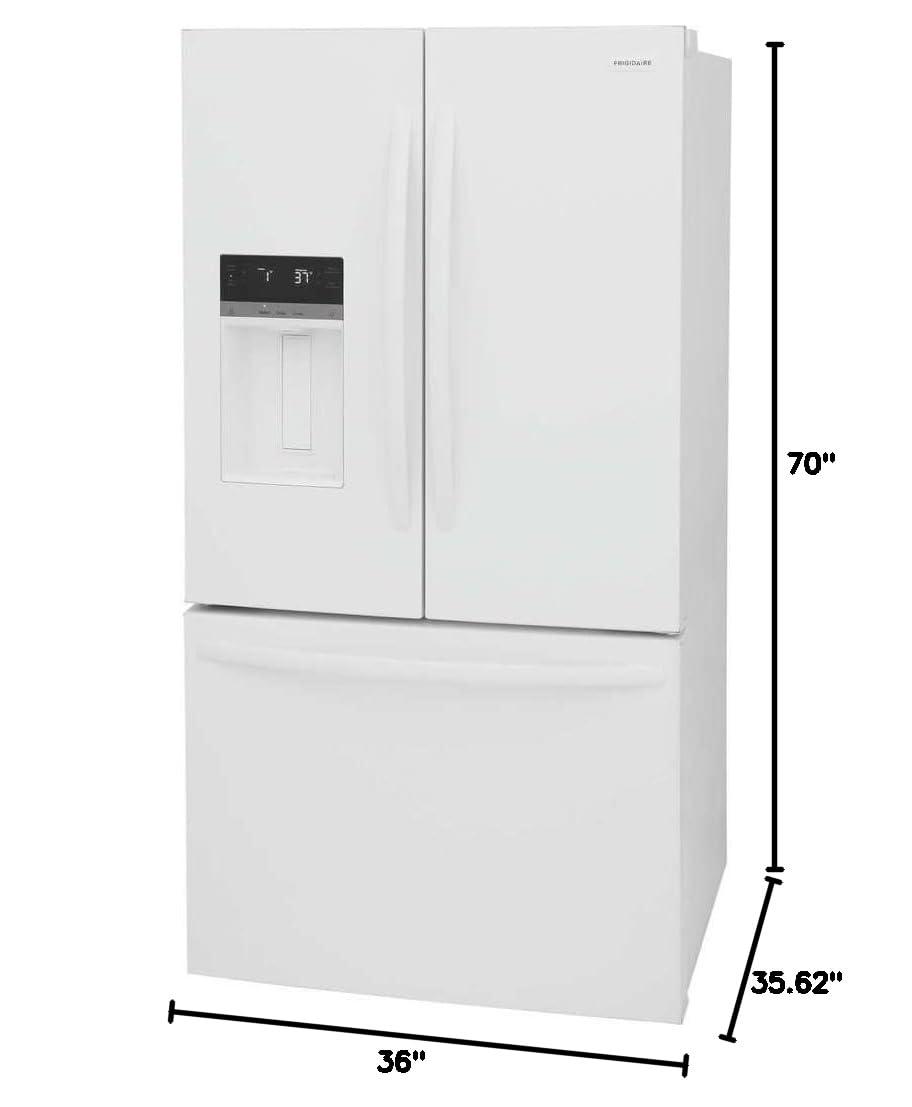 Frigidaire 36" French Door 27.8 cu. ft. Refrigerator FRFS2823AW