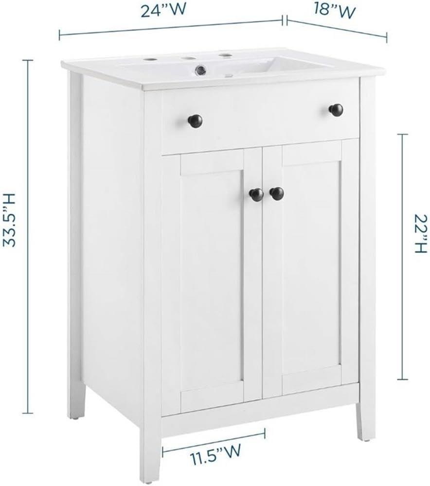 Modway Nantucket 24" Bathroom Vanity