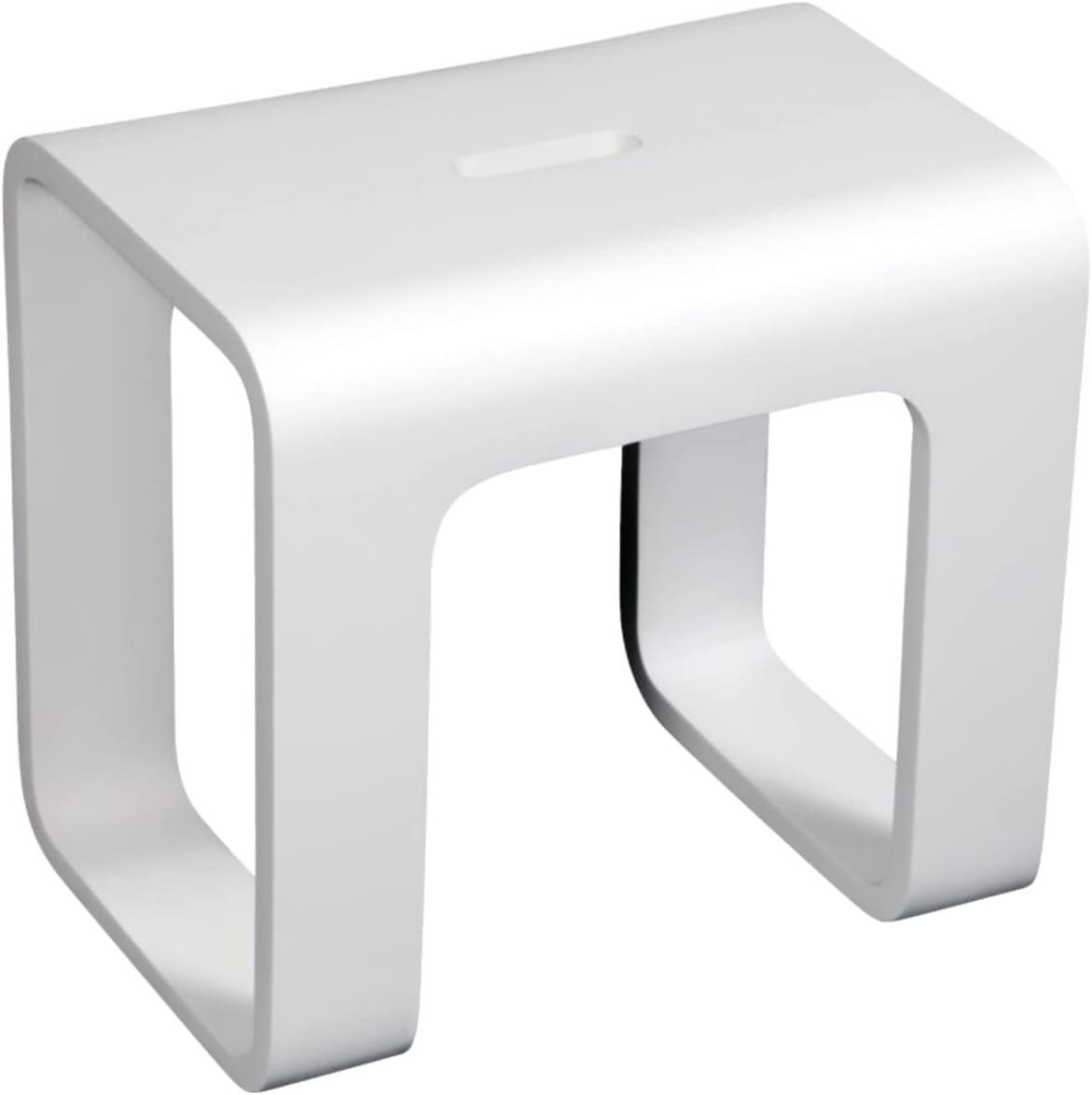 Kingston Brass Descanso Solid Surface Bathroom Stool