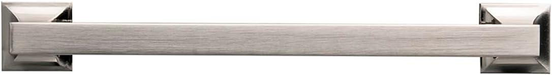 Hickory Hardware Studio Collection Pull 7-9/16 Inch (192mm) Center to Center Satin Nickel Finish