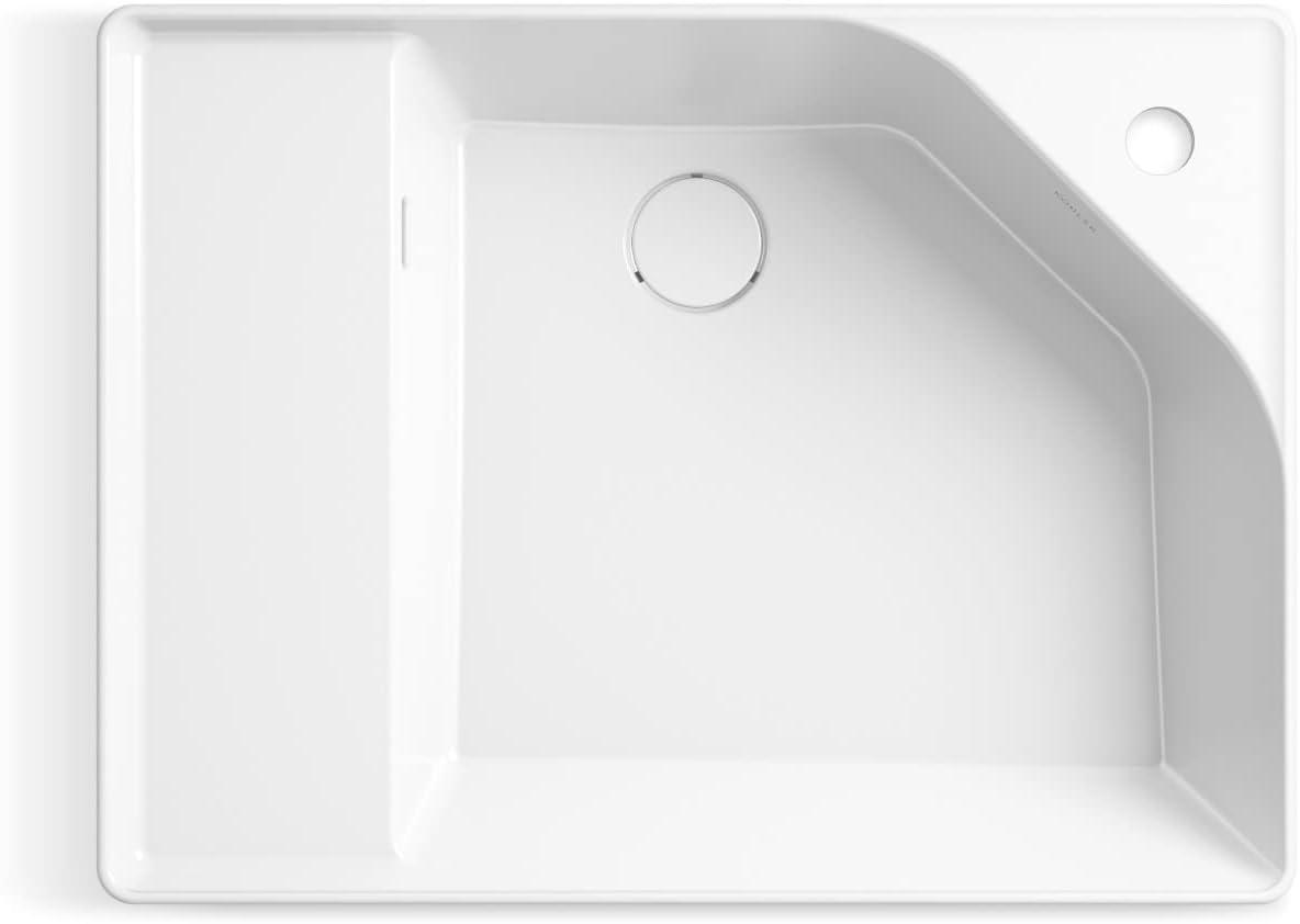 Spacity 24 In. Fireclay Vanity Top With Integrated Square Sink