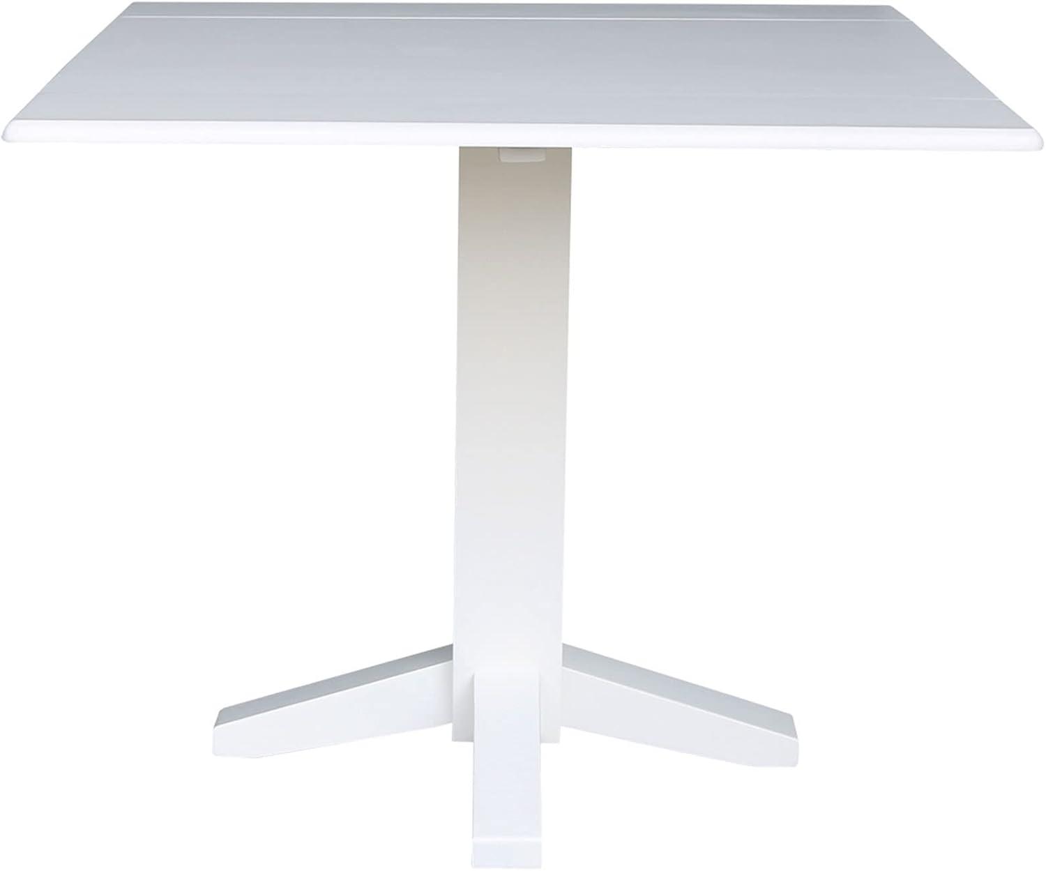 36" Sanders Square Dual Drop Leaf Dining Table - International Concepts