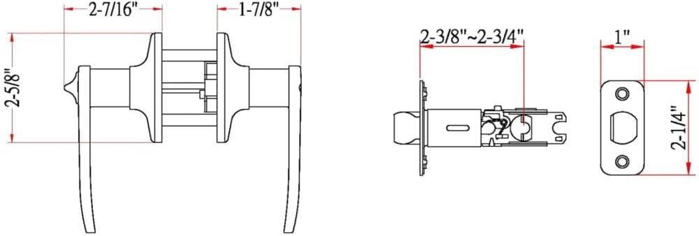 Delavan Privacy Door Lever