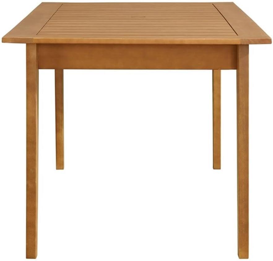 Alaterre Furniture Barton Eucalyptus Wood Rectangle Outdoor Dining Table