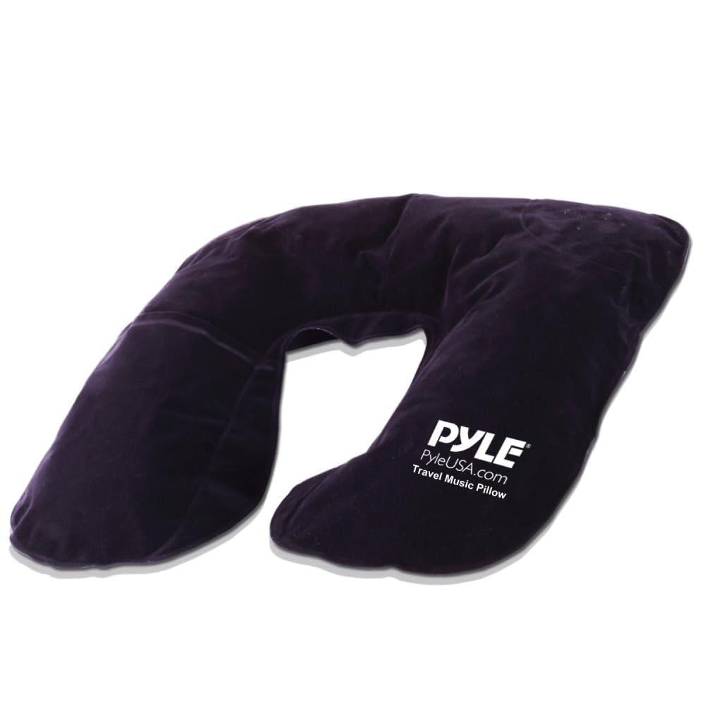 PYLE PITS18 - Bluetooth Travel Music Pillow with Built-in Speaker for Wireless Music Streaming